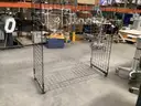 Rolling Wire Rack w/Commit To It Illuminated Sign.