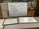 Collection of 3 - Maps. America , Europe , Lexington Kentucky.