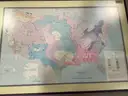 Collection of 3 - Maps. America , Europe , Lexington Kentucky.