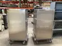 2 - Stainless Steel Rolling Cabinets.