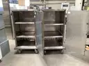 2 - Stainless Steel Rolling Cabinets.