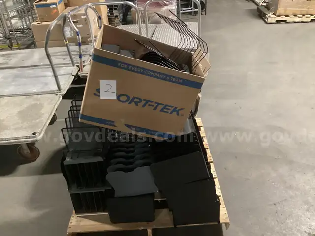 Pallet of Desk Organizers.
