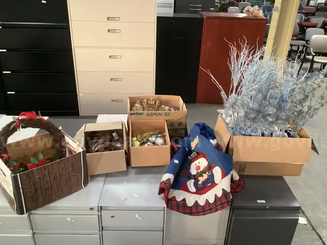 Collection of Holiday Decorations