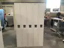 Bank of 5 Lockers.