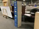 Bank of 6 - Lockers.