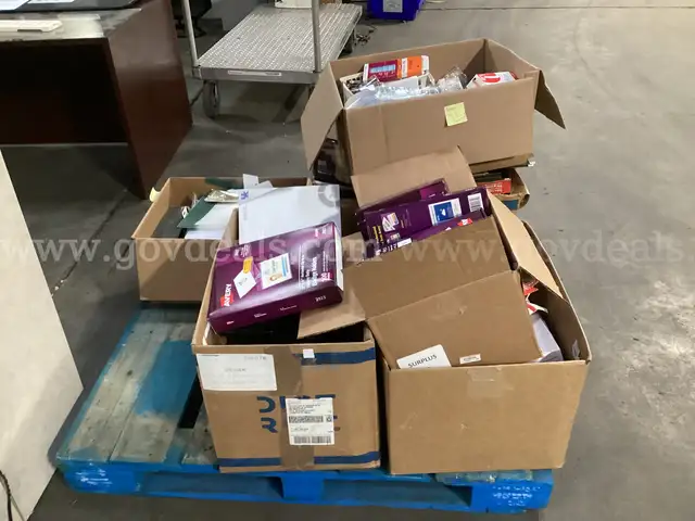 Pallet of Office Supplies
