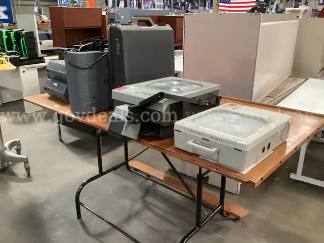 Group of Overhead Projectors. (Various Makes and Models)
