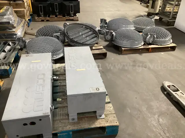 2 - Musco LED Light ballast and 8 - LED Stadium Lights.