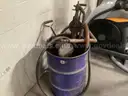 2 - Hand Crank Pumps and a Barrel.