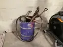 2 - Hand Crank Pumps and a Barrel.