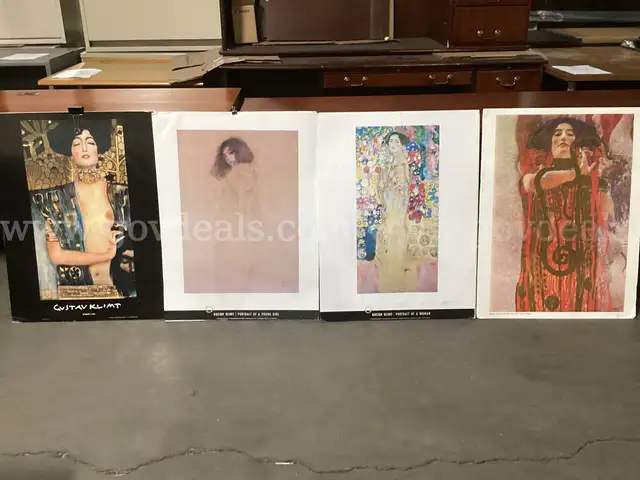 4 - Gustav Klimt Posters.