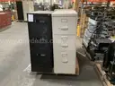 4 - 3 Drawer Filing Cabinets.