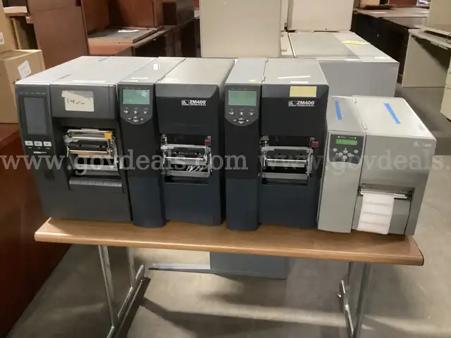 4 - Zebra Label Printers,