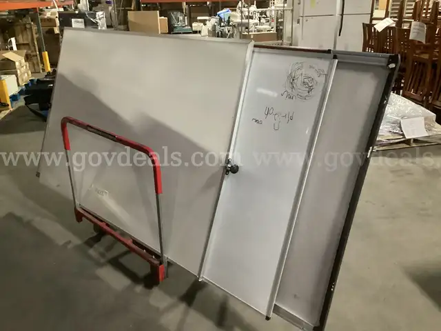 7 - Large Whiteboards(Various Sizes)