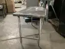 Stainless Steel Drain Table.