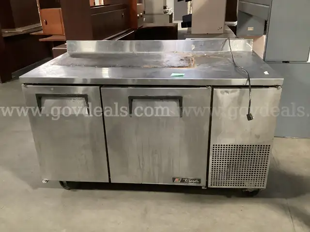 True Stainless Steel Freezer Prep Table