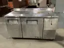 True Stainless Steel Freezer Prep Table