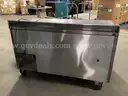 True Stainless Steel Freezer Prep Table
