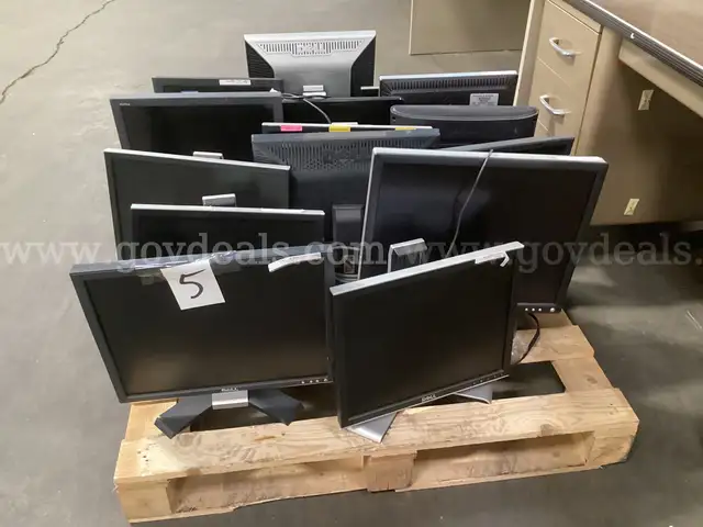 15 -  Monitors (Various Sizes and Models)