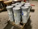 20 - Partial 5 - Gallon Buckets of Paint.