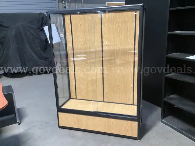 Glass Display Case.