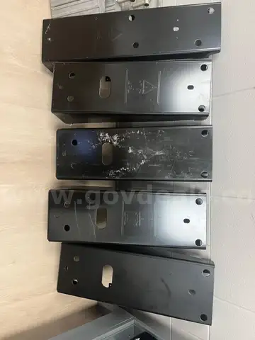 Five Ford Explorer metal console base plates