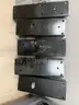 Five Ford Explorer metal console base plates