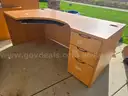 Monticello Maple Office Desks with Left Hand corner configuration