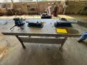 Aluminum Work Table includes Misc Bench Vices