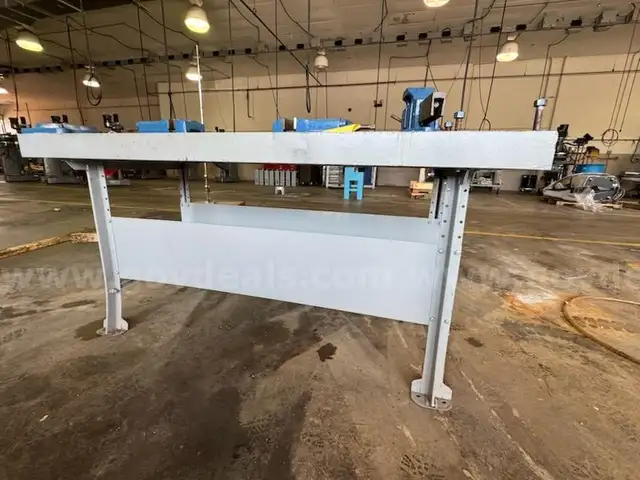 Aluminum Work Table includes Misc Bench Vices