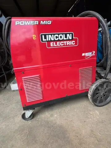 Lincoln PowerMig 350 Welder 350 amp Multiprocess Power Source Made Primarily for MIG Welding