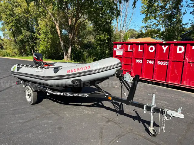 2005 Zodiac Mark II Inflatable Rigid Floor Boat