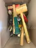 LOT of 9 Boxes of Woodworking &#x26; Metal Tools  SEE PICS!!!