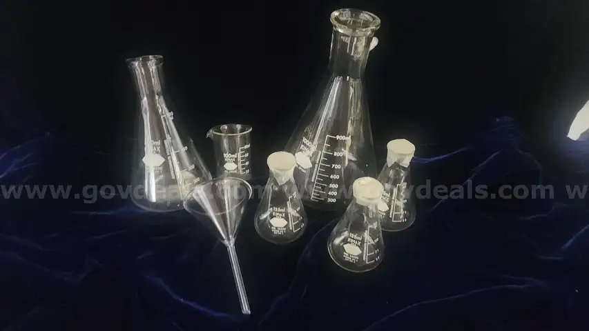 7 Piece set Kimax Lab glass