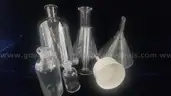 7 piece assorted lab glass