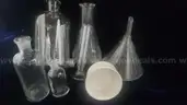 7 piece assorted lab glass