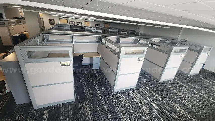 8 Complete Office Cubicle Units