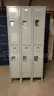 6 attached lockers. Like new!