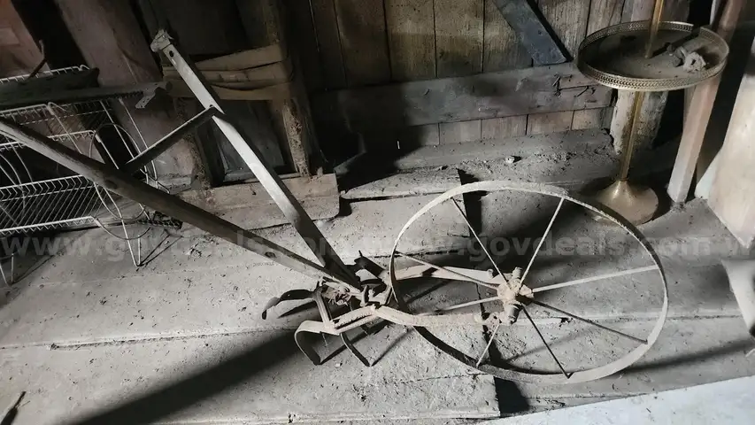 Antique Push Plow