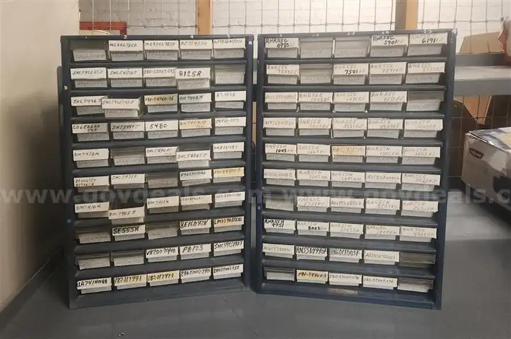 (2) 50 bin, nuts &#x26; bolts organizer