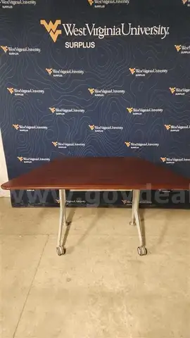 Trapezoid Table w/drawer