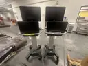 ONE LOT OF VARIOUS SONOSITE ULTRASOUND STANDS &#x26; POWERPARK DOCKS