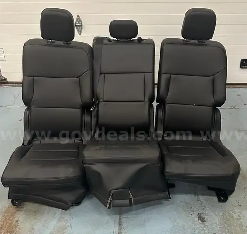 One (1) rear seat set from 2024 Ford Explorer Police Utility