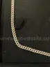 14kt white gold cuban link diamond necklace