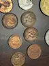 Lot of various US and foreign country coins / tokens