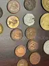 Lot of various US and foreign country coins / tokens