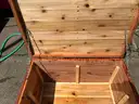 Custom Cedar wood USCG military trunk