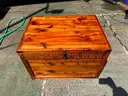 Custom Cedar wood USCG military trunk
