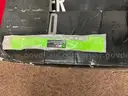 EGO push mower, chainsaw, weed trimmer, batteries and charging stations combo