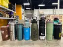 Lot of 23 Reusable Water Bottles, Various Brands